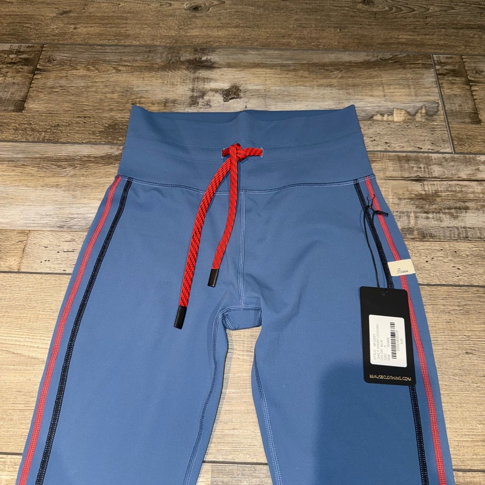 “Because” leggings Small NWT - Picture 2 of 6